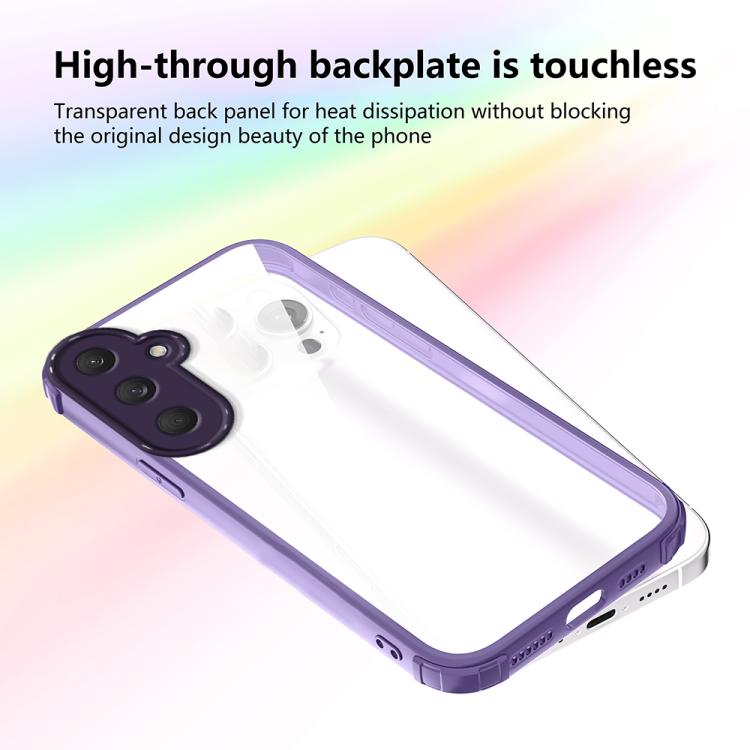 For Samsung Galaxy M55 / M55s 5G Four Corners Shield Shockproof TPU Hybrid PC Phone Case