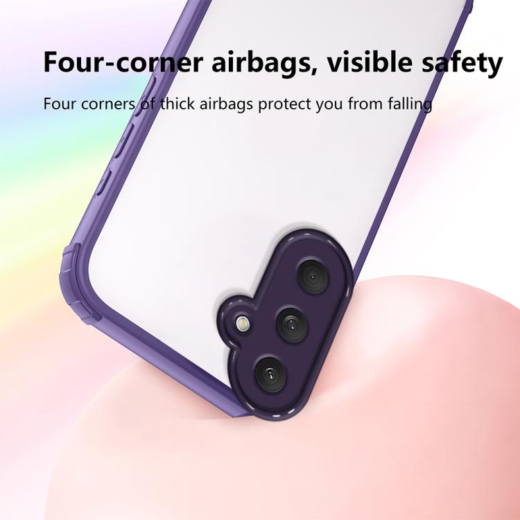 For Samsung Galaxy M55 / M55s 5G Four Corners Shield Shockproof TPU Hybrid PC Phone Case