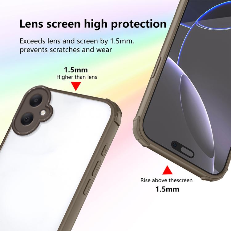 For Samsung Galaxy A05 / M05 Four Corners Shield Shockproof TPU Hybrid PC Phone Case