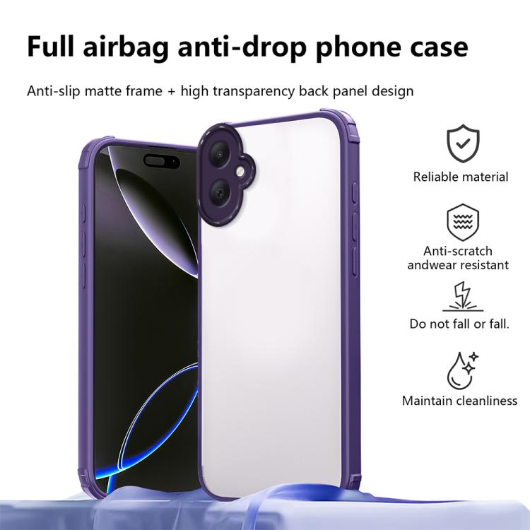 For Samsung Galaxy A05 / M05 Four Corners Shield Shockproof TPU Hybrid PC Phone Case