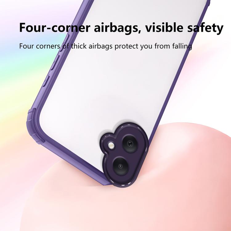 For Samsung Galaxy A05 / M05 Four Corners Shield Shockproof TPU Hybrid PC Phone Case