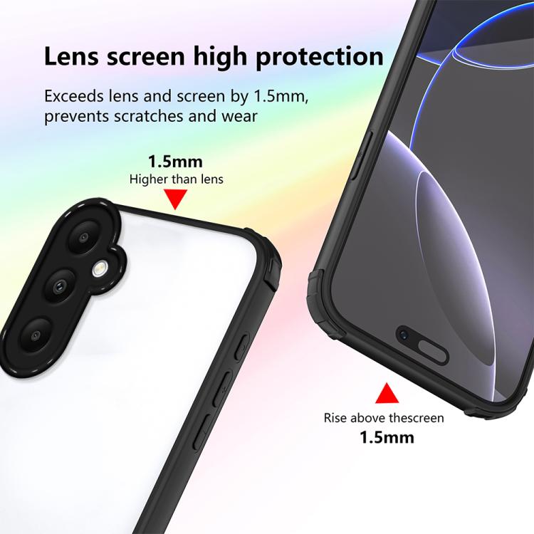 For Samsung Galaxy A05s Four Corners Shield Shockproof TPU Hybrid PC Phone Case