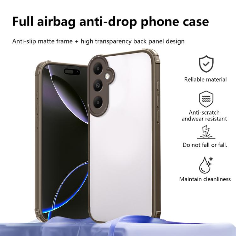 For Samsung Galaxy A05s Four Corners Shield Shockproof TPU Hybrid PC Phone Case
