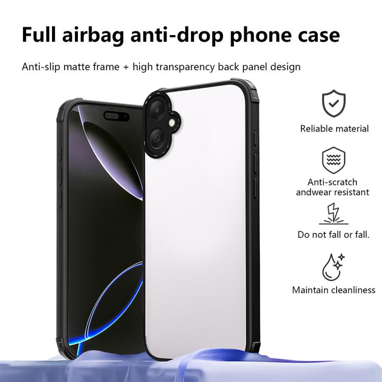 For Samsung Galaxy A06 5G Four Corners Shield Shockproof TPU Hybrid PC Phone Case