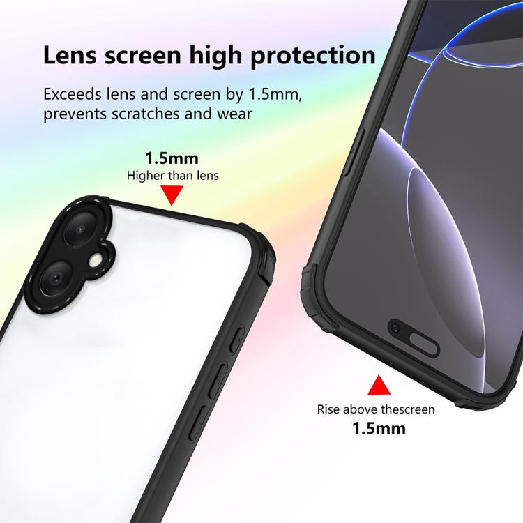For Samsung Galaxy A06 5G Four Corners Shield Shockproof TPU Hybrid PC Phone Case