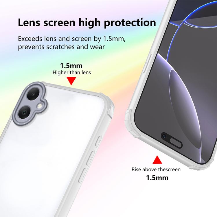 For Samsung Galaxy A06 5G Four Corners Shield Shockproof TPU Hybrid PC Phone Case