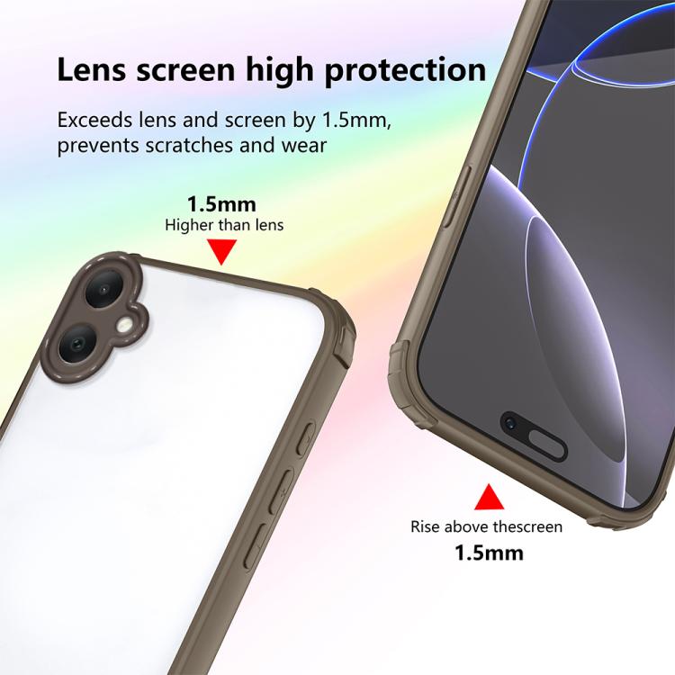 For Samsung Galaxy A06 5G Four Corners Shield Shockproof TPU Hybrid PC Phone Case