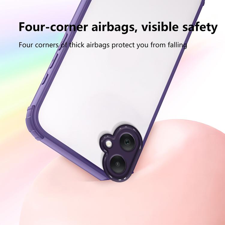 For Samsung Galaxy A06 5G Four Corners Shield Shockproof TPU Hybrid PC Phone Case