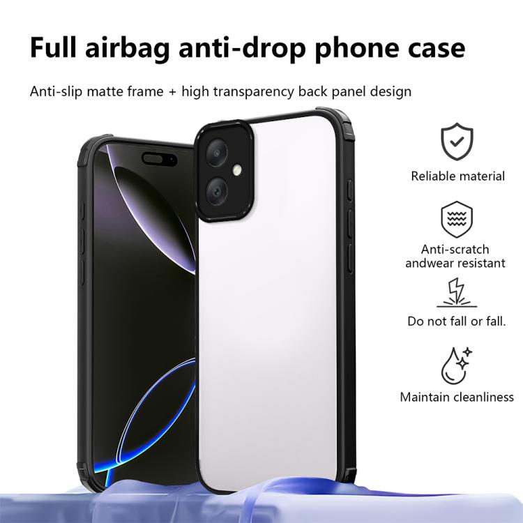 For Samsung Galaxy A07 4G Four Corners Shield Shockproof TPU Hybrid PC Phone Case