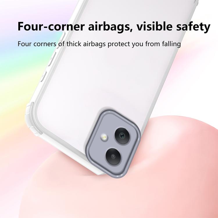 For Samsung Galaxy A07 4G Four Corners Shield Shockproof TPU Hybrid PC Phone Case