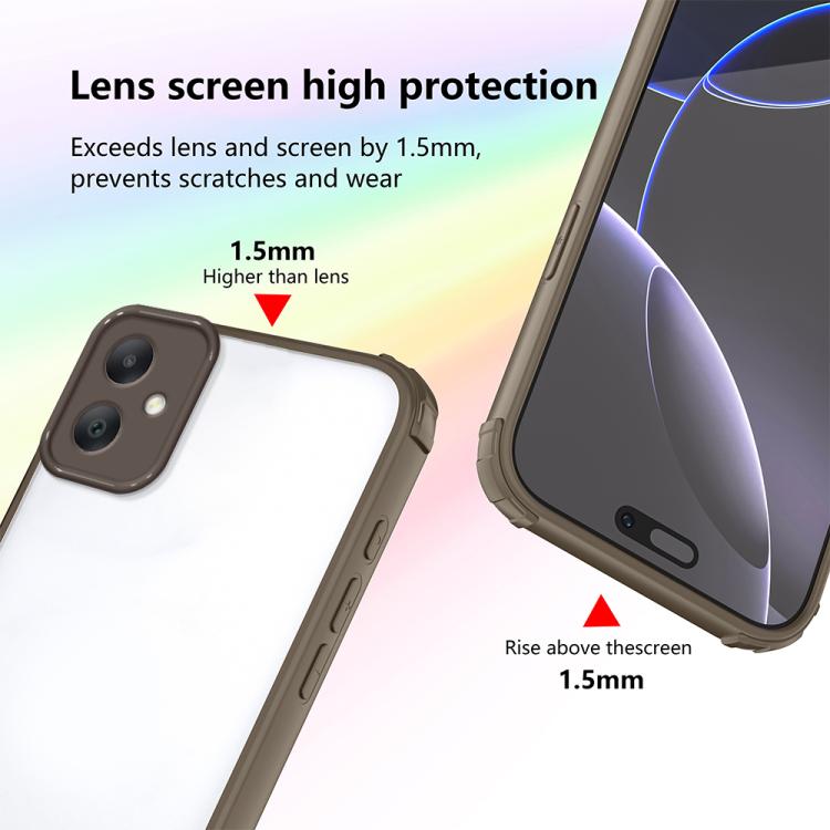 For Samsung Galaxy A07 4G Four Corners Shield Shockproof TPU Hybrid PC Phone Case