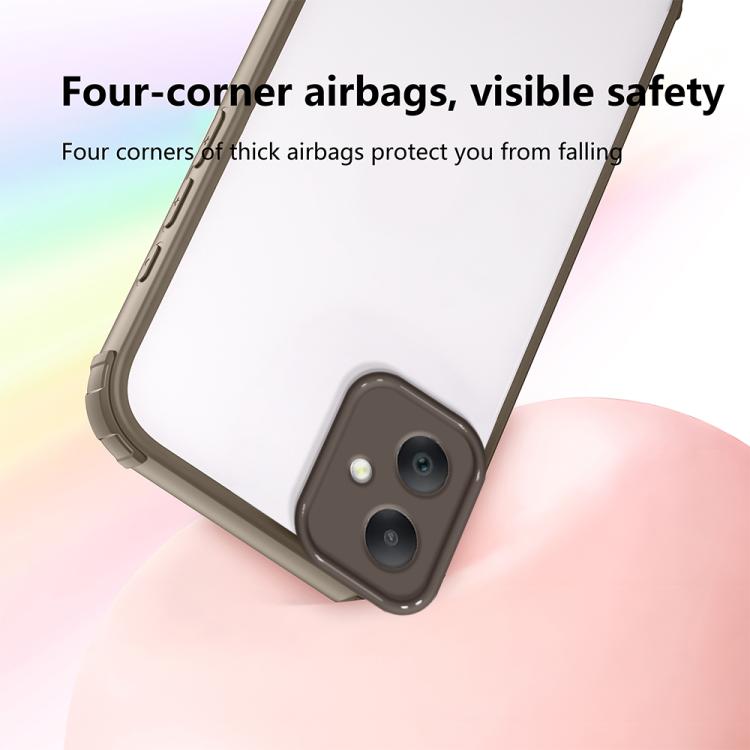 For Samsung Galaxy A07 4G Four Corners Shield Shockproof TPU Hybrid PC Phone Case