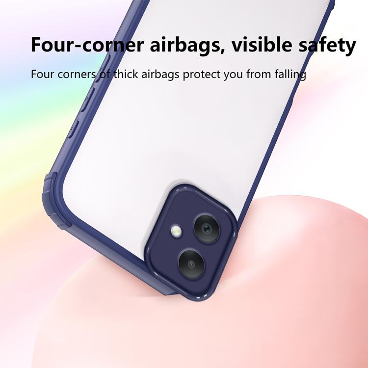 For Samsung Galaxy A07 4G Four Corners Shield Shockproof TPU Hybrid PC Phone Case
