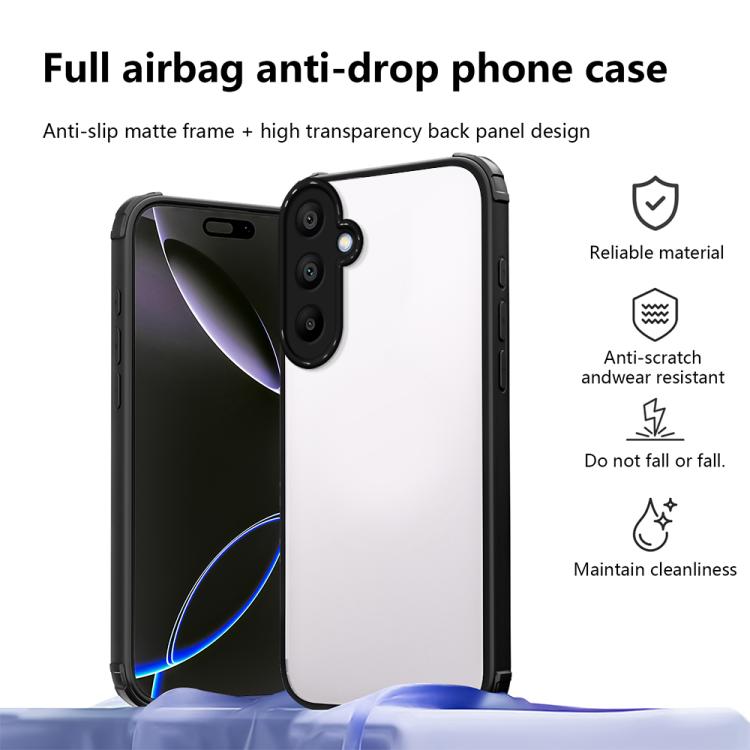 For Samsung Galaxy A15 4G / 5G Four Corners Shield Shockproof TPU Hybrid PC Phone Case