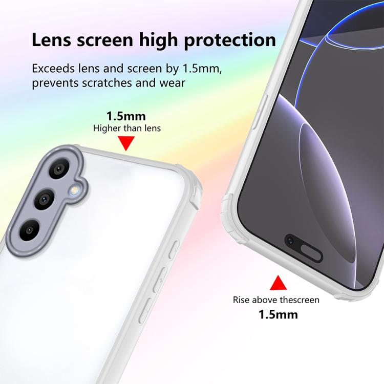 For Samsung Galaxy A15 4G / 5G Four Corners Shield Shockproof TPU Hybrid PC Phone Case