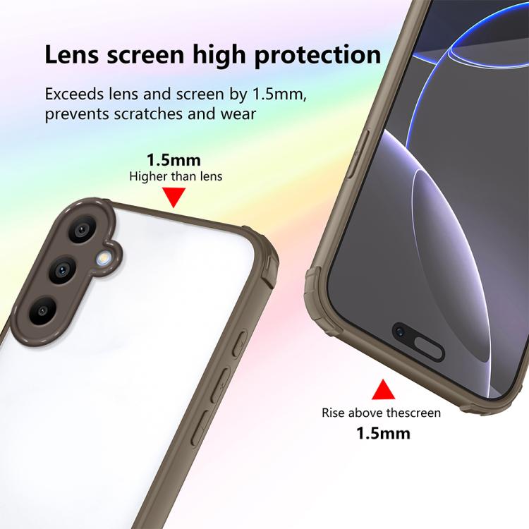 For Samsung Galaxy A15 4G / 5G Four Corners Shield Shockproof TPU Hybrid PC Phone Case