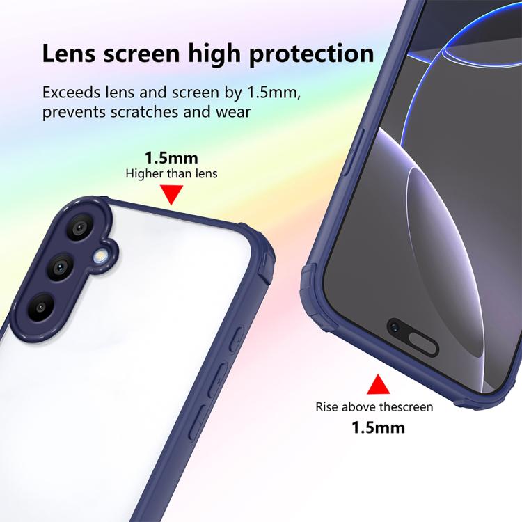 For Samsung Galaxy A15 4G / 5G Four Corners Shield Shockproof TPU Hybrid PC Phone Case