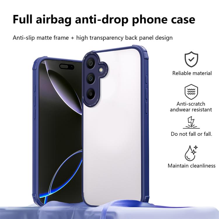 For Samsung Galaxy A16 4G / 5G Four Corners Shield Shockproof TPU Hybrid PC Phone Case