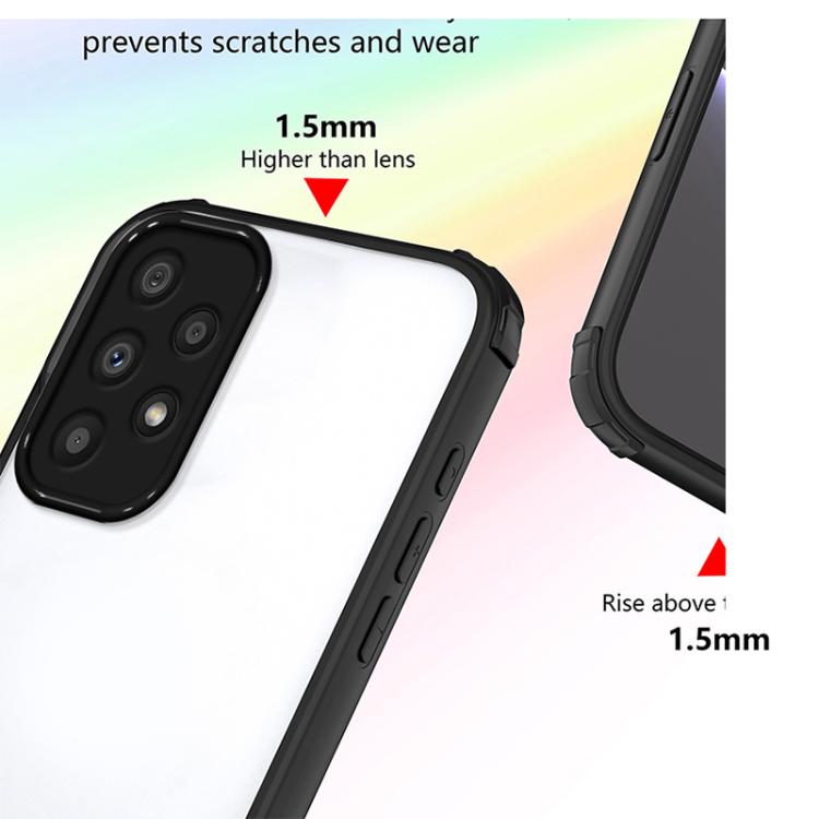 For Samsung Galaxy A33 5G Four Corners Shield Shockproof TPU Hybrid PC Phone Case