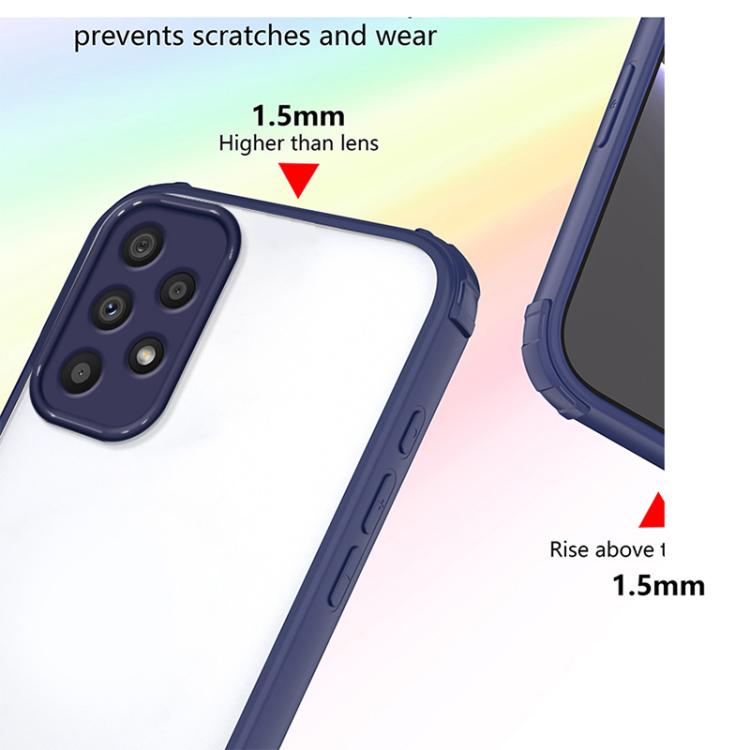 For Samsung Galaxy A33 5G Four Corners Shield Shockproof TPU Hybrid PC Phone Case