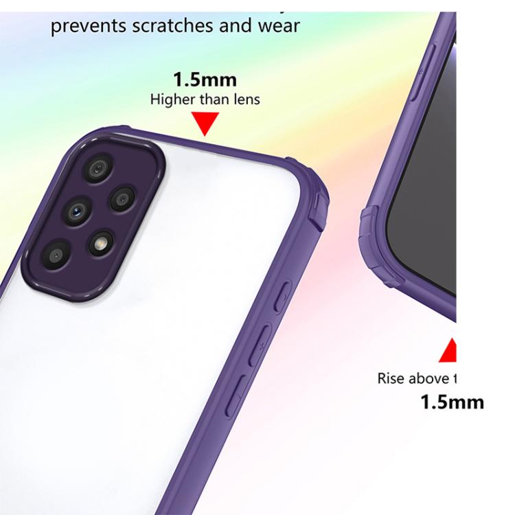 For Samsung Galaxy A33 5G Four Corners Shield Shockproof TPU Hybrid PC Phone Case