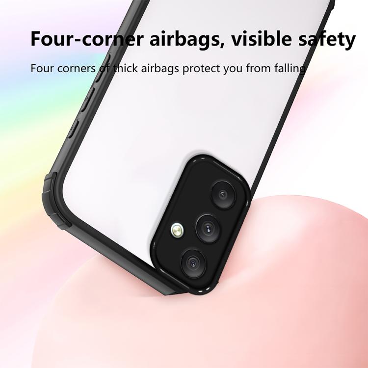 For Samsung Galaxy A34 5G Four Corners Shield Shockproof TPU Hybrid PC Phone Case