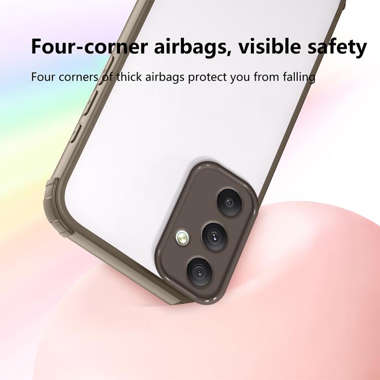 For Samsung Galaxy A34 5G Four Corners Shield Shockproof TPU Hybrid PC Phone Case