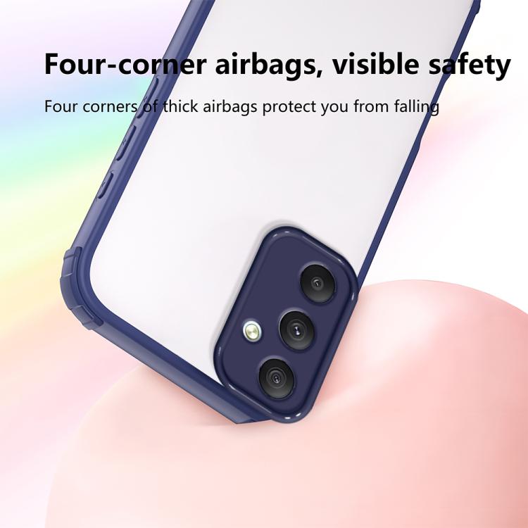 For Samsung Galaxy A34 5G Four Corners Shield Shockproof TPU Hybrid PC Phone Case