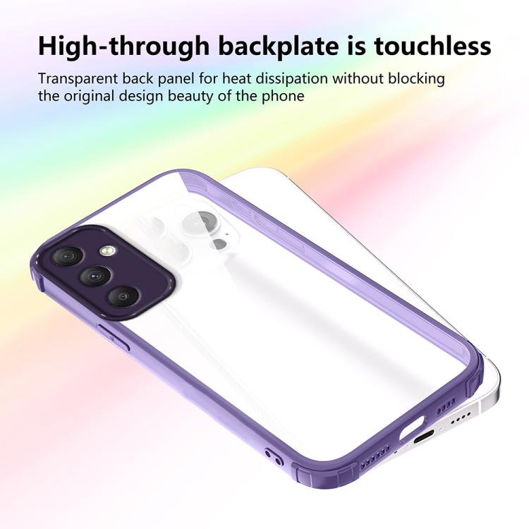 For Samsung Galaxy A34 5G Four Corners Shield Shockproof TPU Hybrid PC Phone Case