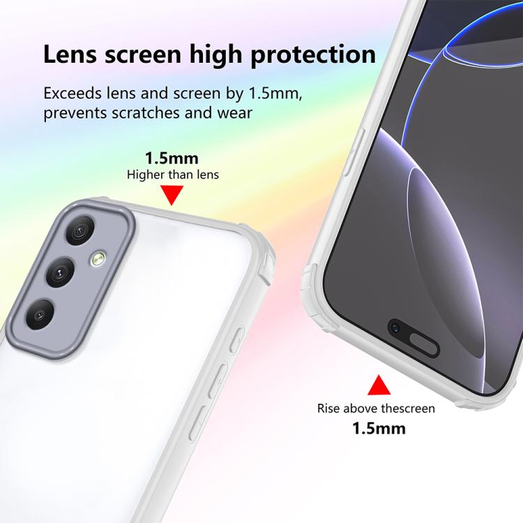 For Samsung Galaxy A35 5G Four Corners Shield Shockproof TPU Hybrid PC Phone Case