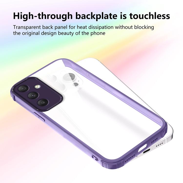 For Samsung Galaxy A35 5G Four Corners Shield Shockproof TPU Hybrid PC Phone Case