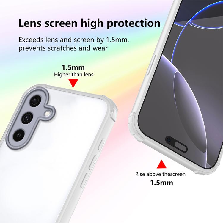 For Samsung Galaxy A36 5G Four Corners Shield Shockproof TPU Hybrid PC Phone Case