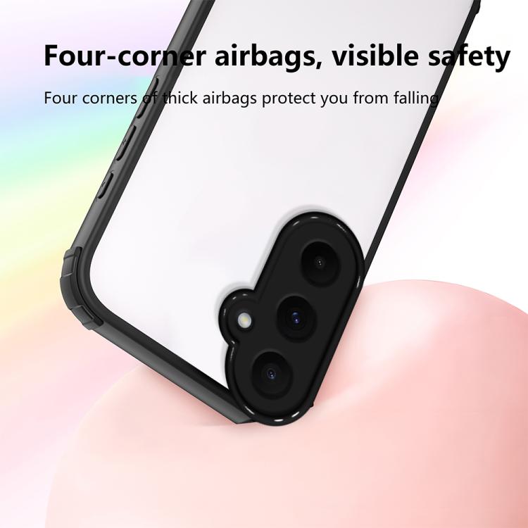 For Samsung Galaxy A55 5G Four Corners Shield Shockproof TPU Hybrid PC Phone Case