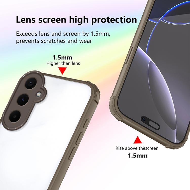 For Samsung Galaxy A55 5G Four Corners Shield Shockproof TPU Hybrid PC Phone Case