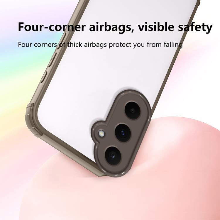 For Samsung Galaxy A55 5G Four Corners Shield Shockproof TPU Hybrid PC Phone Case