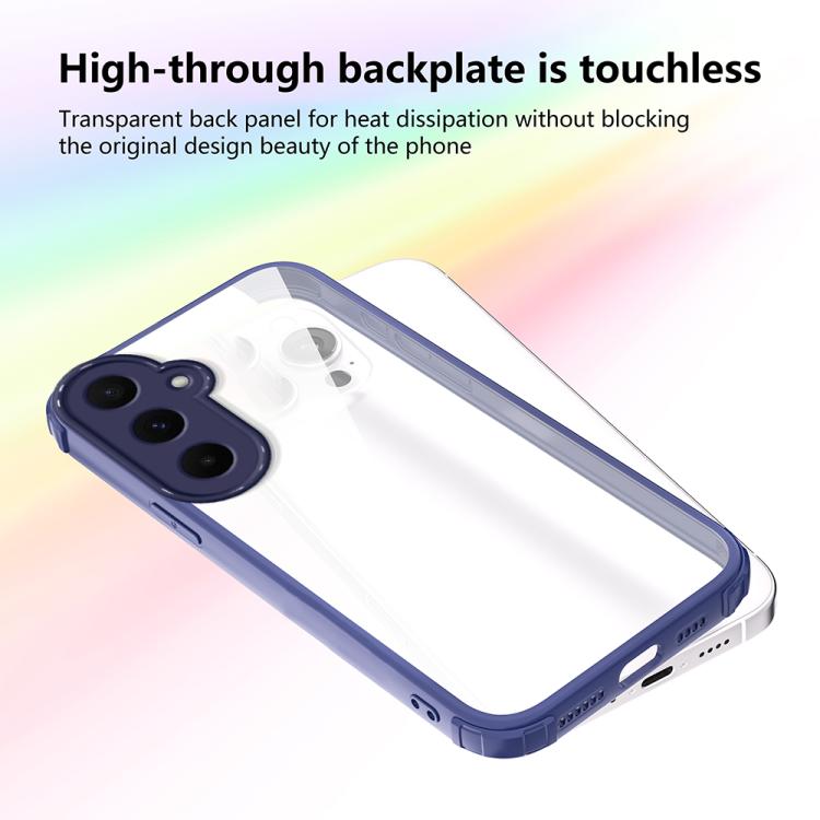 For Samsung Galaxy A55 5G Four Corners Shield Shockproof TPU Hybrid PC Phone Case