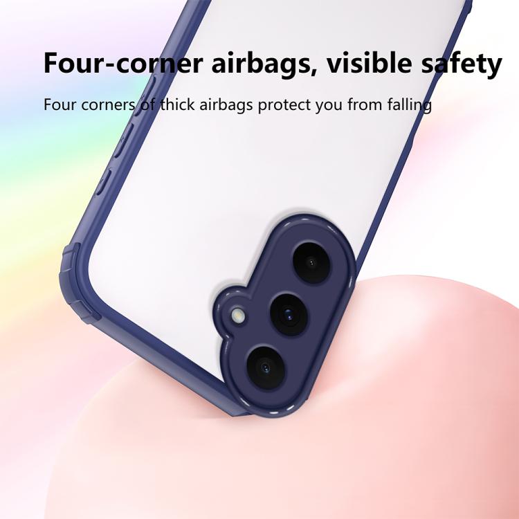 For Samsung Galaxy A55 5G Four Corners Shield Shockproof TPU Hybrid PC Phone Case