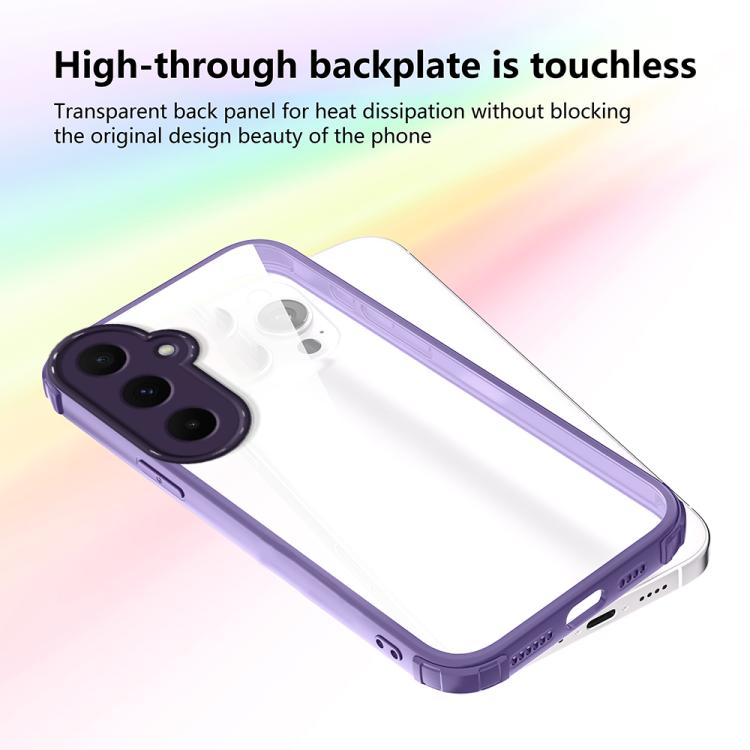 For Samsung Galaxy A55 5G Four Corners Shield Shockproof TPU Hybrid PC Phone Case