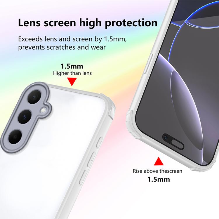 For Samsung Galaxy A56 5G Four Corners Shield Shockproof TPU Hybrid PC Phone Case