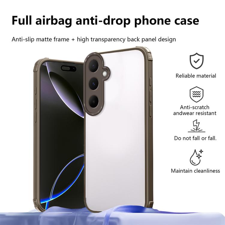 For Samsung Galaxy A56 5G Four Corners Shield Shockproof TPU Hybrid PC Phone Case