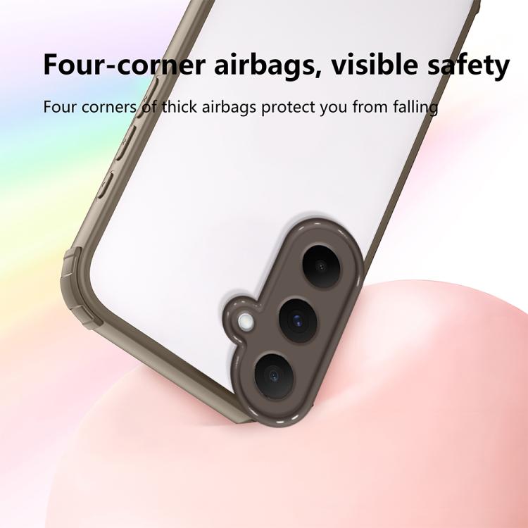 For Samsung Galaxy A56 5G Four Corners Shield Shockproof TPU Hybrid PC Phone Case