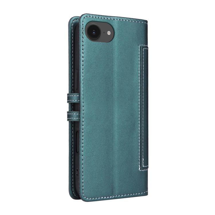 For iPhone 17e / 16e Stitched Magnetic Buckle Leather Phone Case
