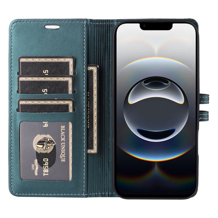 For iPhone 17e / 16e Stitched Magnetic Buckle Leather Phone Case
