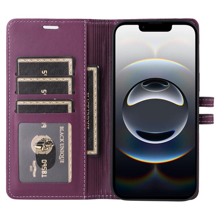 For iPhone 17e / 16e Stitched Magnetic Buckle Leather Phone Case