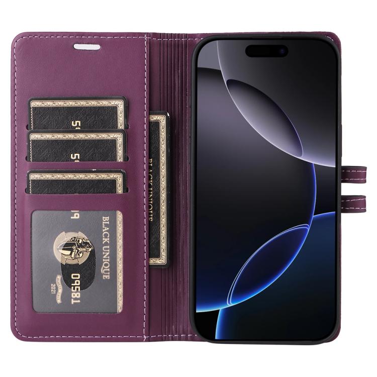 For iPhone 12 / 12 Pro Stitched Magnetic Buckle Leather Phone Case
