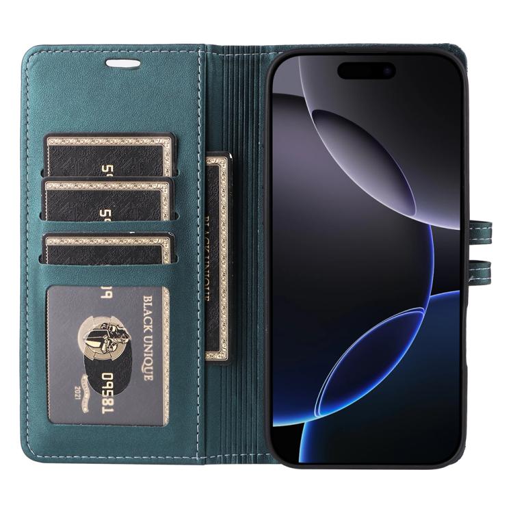 For iPhone 12 Pro Max Stitched Magnetic Buckle Leather Phone Case