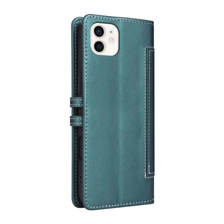For iPhone 11 Stitched Magnetic Buckle Leather Phone Case