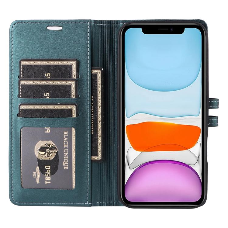 For iPhone 11 Stitched Magnetic Buckle Leather Phone Case