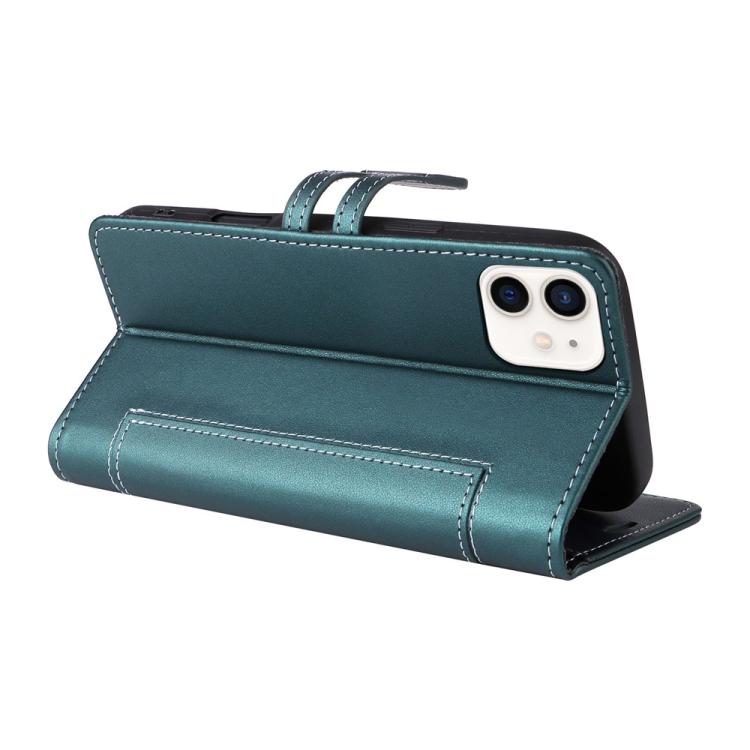 For iPhone 11 Stitched Magnetic Buckle Leather Phone Case
