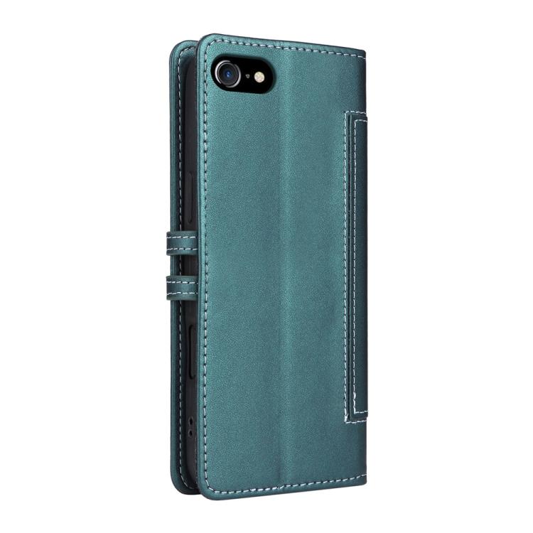 For iPhone SE 2022 / 2020 / 8 / 7 Stitched Magnetic Buckle Leather Phone Case